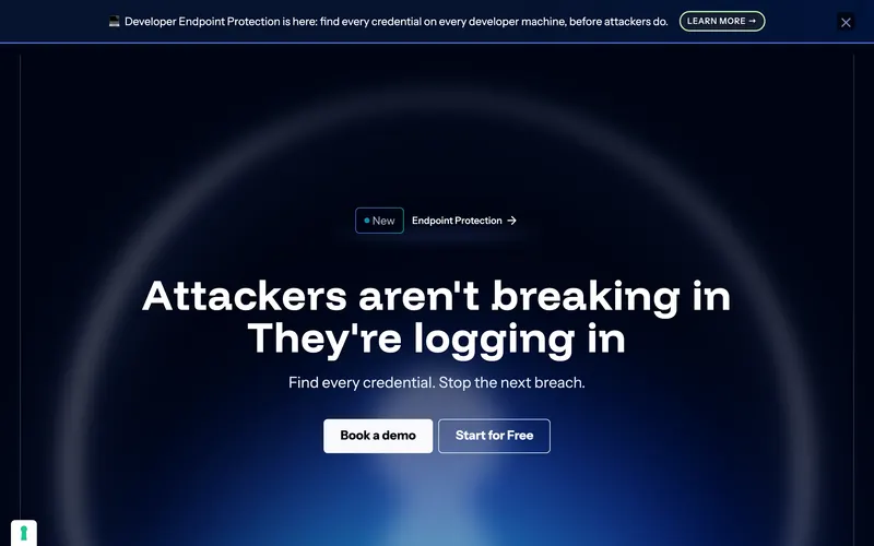 Screenshot of the GitGuardian homepage